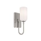 Applique murale Kichler 55161PN 1-lumière 60W Nickel brossé