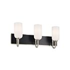 Luminaire de vanité Kichler 55163NI 3.-lumières 180W Nickel brossé