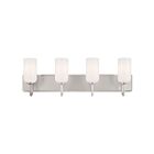 Luminaire de vanité Kichler 55164PN 3.-lumières 180W Nickel poli