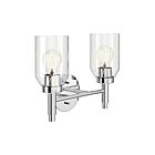 Kichler 55184CH Madden 2-Lumières 150W Chrome Lumière de Vanité