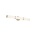 Kichler 55189CPZLED Rosh 1-Lumière 38W Bronze champagne LED Lumière Vanité