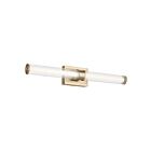 Kichler 55197CPZLED Laurene 1-Lumière 35W Bronze champagne LED Lumière Vanité