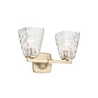 Kichler 55215CPZWTR Marant 2-Lumières 75W Bronze champagne Lumière Vanité