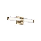 Kichler 55237CPZLED Laurene 1-Lumière 13W Bronze champagne LED Lumière Vanité