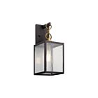 Lanterne murale extérieur Kichler Lahden 59005WZC 1-lumière 75W zinc patiné