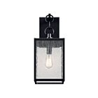Lanterne murale Kichler 59007BKT 1-lumière 150W Noir texturé