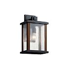 Lanterne murale extérieur Kichler Marimount 59018BK 1-lumière 150W noir