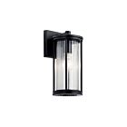 Lanterne murale extérieur Kichler Barras 59022BK 1-lumière 75W noir