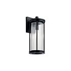 Lanterne murale extérieur Kichler Barras 59023BK 1-lumière 100W noir