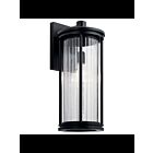 Lanterne murale extérieur Kichler Barras 59024BK 1-lumière 150W noir
