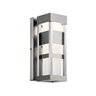 Lanterne murale extérieur à LED Kichler Ryler 59035BALED 1-lumière 9W aluminium brossé
