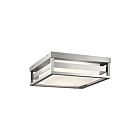 Plafonnier extérieur à LED Kichler Ryler 59037BALED 1-lumière 23W aluminium brossé