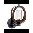 Lanterne murale extérieur Kichler Grand 59067AUB 1-lumière 100W teint châtain