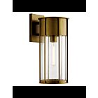 Lanterne murale extérieur Kichler Camillo 59081NBR 1-lumière 100W laiton naturel