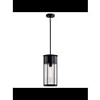 Suspendu extérieur Kichler Camillo 59082BKT 1-lumière 100W noir texturé