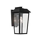 Kichler Mathus 59118BKT 1-Lumière Noir texturé 75W Lanterne murale extérieur