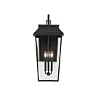 Kichler 59121BKT 3-Lumières 180W Noir texturé Lanterne murale d'extérieur