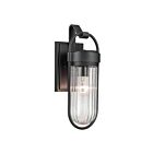 Kichler Brix 59123BKT 1-Lumière Noir texturé 60W Lanterne murale extérieur