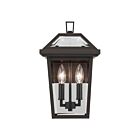 Kichler 59125OZ 2-Lumières 120W Bronze ancien Lanterne murale d'extérieur
