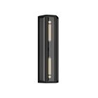Kichler 59216BKT 2-Lumières 100W Noir texturé Applique Murale Extérieur