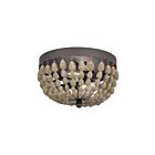 Plafonnier Kichler Coltyn 38225 2-lumières 40W fer d'enclume