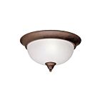 Plafonnier Kichler Dover 8064TZ 2-lumières 60W bronze tannery