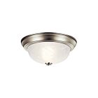 Plafonnier Kichler 8108NI 2-lumières 60W nickel brossé