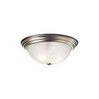 Plafonnier Kichler 8110NI 3-lumières 60W nickel brossé