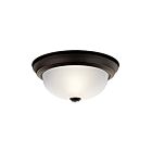 Plafonnier Kichler 8111OZ 2-lumières 60W vieux bronze