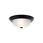 Plafonnier Kichler 8112BK 2-lumières 60W noir