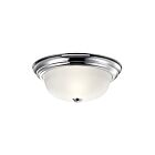 Plafonnier Kichler 8112CH 2-lumières 60W chrome