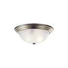 Plafonnier Kichler 8116NI 3-lumières 60W nickel brossé
