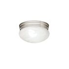 Plafonnier Kichler 8209NI 2-lumières 60W nickel brossé