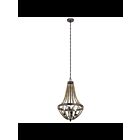 Lustre à 1 étage Kichler Coltyn 82265 3-lumières 60W fer d'enclume