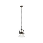 Suspendu Kichler Aldean 82266 1-lumière 60W vieux bronze