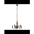 Lustre à 1 étage Kichler Beulah 82270 5-lumières 60W vieux bronze