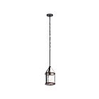 Kichler 82281A Barrington 1-Lumière Noir vieilli Suspendu