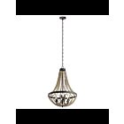Lustre à 1 étage Kichler Coltyn 82298 6-lumières 60W fer d'enclume
