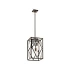 Suspendu Kichler Solander 82316 3-lumières 60W vieux bronze