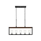 Kichler 82410 5-Lumières 300W Noir vieilli et teinté auburn Lustre