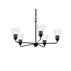 Kichler 82428 Ashba 5-Lumières 60W Noir Suspendu