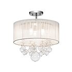 Plafonnier semi-encastré Kichler Imbuia 83227 3-lumières 40W chrome