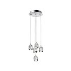 Suspendu à LED Kichler Lavinia 83380 5-lumières chrome