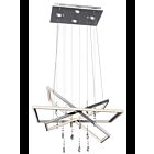 Lustre à 1 étage à LED Kichler Maze 83450 7-lumières chrome