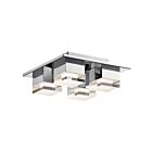 Plafonnier à LED Kichler Gorve 83602 4-lumières chrome