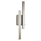 Applique murale à LED Kichler Idril 83703 nickel brossé