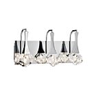 Luminaire de vanité linéaire à LED Kichler Rockne 83776 3-lumières chrome