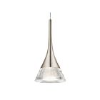 Mini suspendu à LED Kichler Kabru 83790 1-lumière nickel brossé