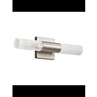 Applique murale à LED Kichler Glacial Glow 83918 2-lumières nickel brossé