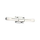 Luminaire de vanité linéaire à LED Kichler Traverso 83943 1-lumière chrome